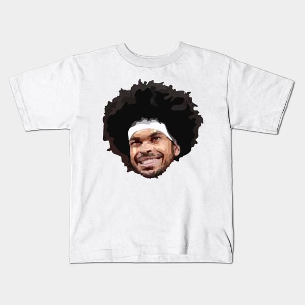 Jarrett Allen | Cleveland Cavalier Kids T-Shirt by ActualFactual